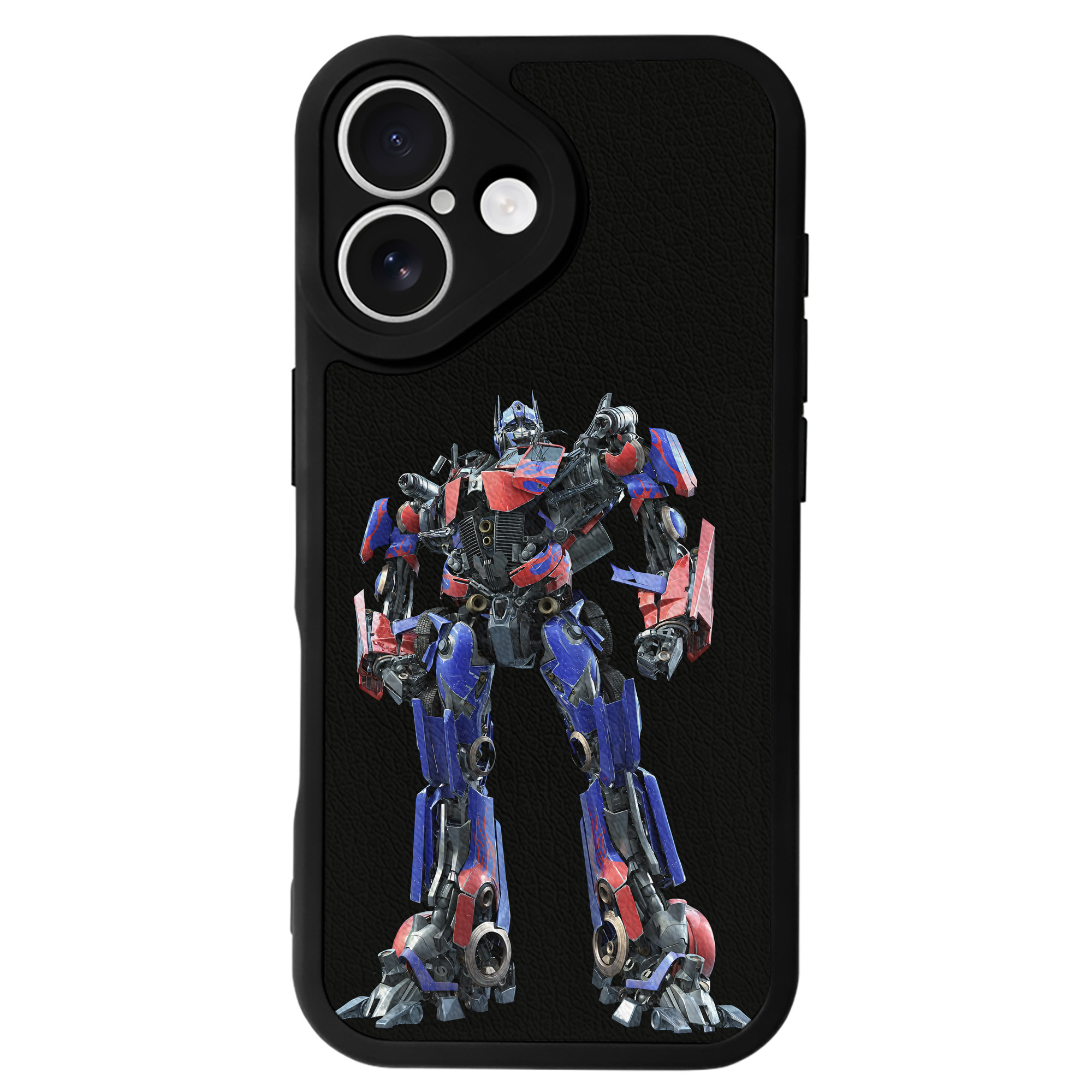（画像用） Transformers トランスフォーマー 【iPhone 16シリーズ対応】シリコンスマホケース（レザー調） 材質：シリコン